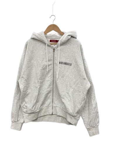 商品画像：26SS/ジップパーカー/M/コットン/GRY/プリント/HC-020826 1