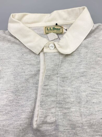 商品画像：80s~/ラガーシャツ/ポロシャツ/XL/GRY/無地 6
