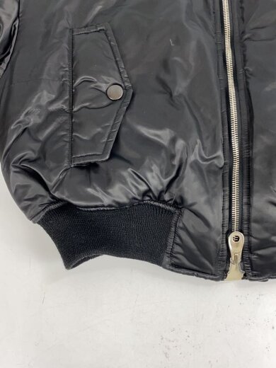 商品画像：24AW/フライトジャケット/S/ナイロン/BLK/無地/2402SK32NB 7