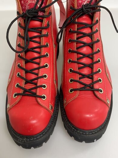 商品画像：山根靴店/モンキーブーツ/レースアップブーツ/26.5cm/RED/レザー/2000// 3