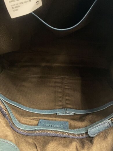 商品画像：トートバッグ/羊革/NVY/無地/42550// 8