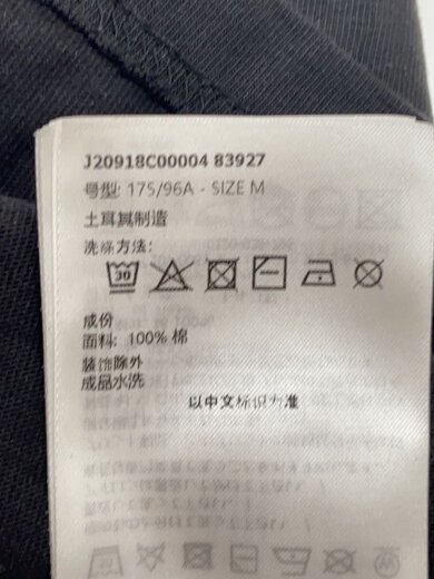 商品画像：Tシャツ/M/コットン/BLK/j20918c00004// 5