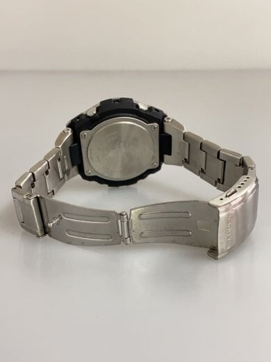 商品画像：ソーラー腕時計・G-SHOCK/デジアナ/チタン/BLK/SLV 4