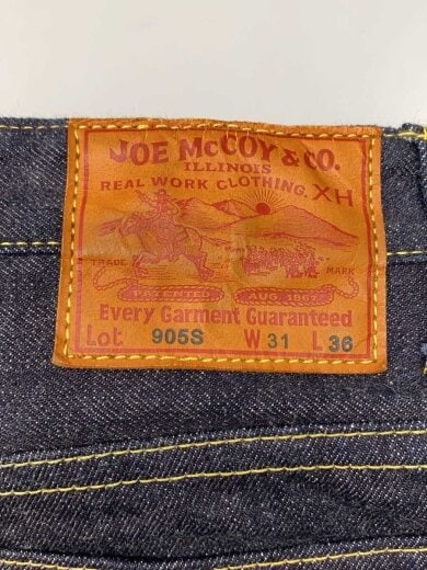 画像：JOE McCOYストレートパンツ/31/デニム/NVY/905S4