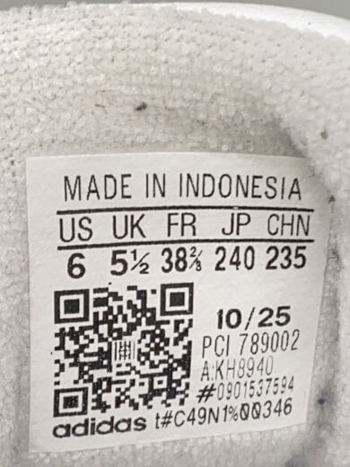 商品画像：ローカットスニーカー/24.5cm/WHT/KH8940 5