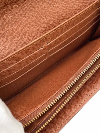 商品画像：1)ポルト・フォイユ・サラ_モノグラム・キャンバス/PVC/BRW/総柄/レディース 6