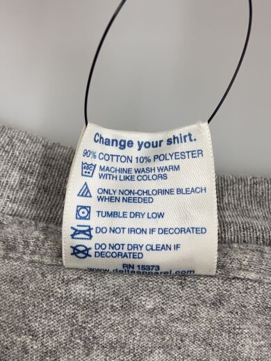 商品画像：Tシャツ/M/コットン/GRY/プリント// 4