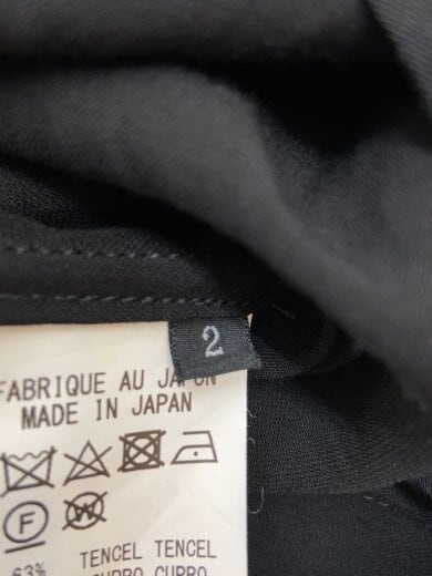 商品画像：長袖シャツ/2/--/BLK/無地 4