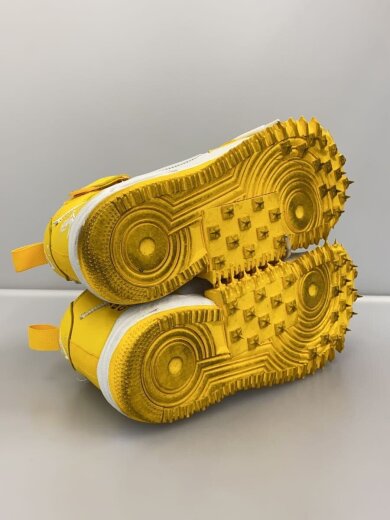 商品画像：OFF-WHITE X AIR FORCE 1 MID_オフホワイト X エアフォース 1 ミッド/29cm/YLW 4