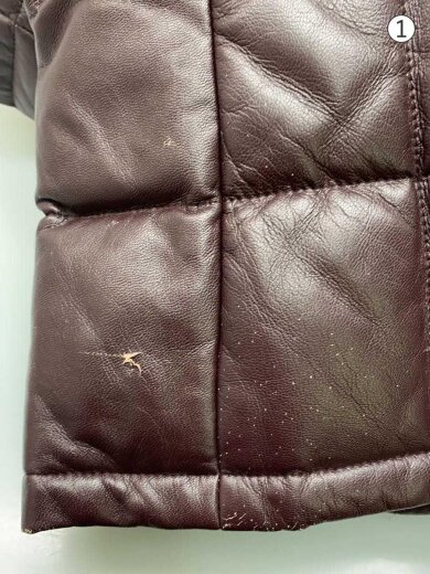 商品画像：MAKELET/ダウンジャケット/11/羊革/BRD/無地 8