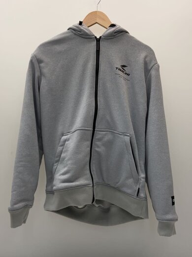 商品画像：ジップパーカー/XL/ポリエステル/GRY/RSJ352 1