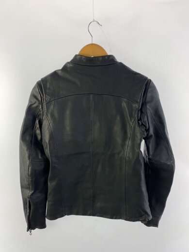 商品画像：シングルライダースジャケット/S/羊革/BLK/987G5708 2
