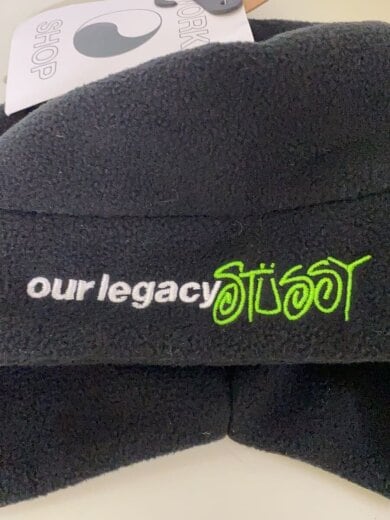 画像：STUSSY × OUR LEGACYヘッドウェア/--/ポリエステル/BLK/メンズ5