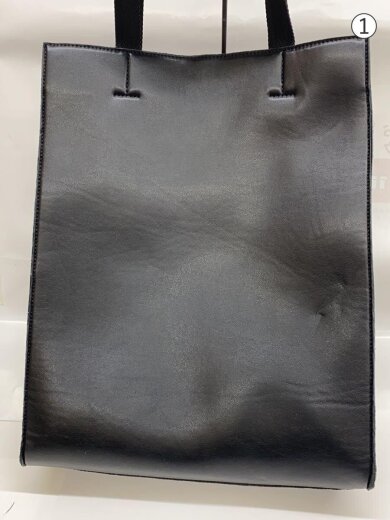 商品画像：HOLI-D SHOPPER/トートバッグ/フェイクレザー/BLK 3