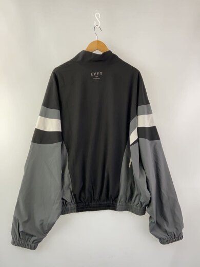 商品画像：2lineOversizeTrackJacket/ジャケット/XL/ポリエステル/ブラック/? NULL ?// 2