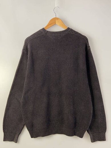 商品画像：ニット・セーター(厚手)/L/コットン/BLK/無地// 2