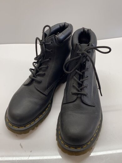 商品画像：6ホール/レースアップブーツ/UK8/BLK/レザー/11292// 2