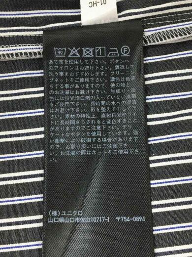 画像：UNIQLO × JIL SANDER+J/スーピマコットンオーバーサイズシャツブルゾン/長袖シャツ/M/コットン/ストライプ/4404655