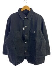 23SS/STEINBECK DENIM COVERALLS/S/BLK/PC-005-2860-0010-0012
