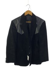 Circle S/ウエスタンテーラードジャケット/テーラードジャケット/40/コットン/BLK