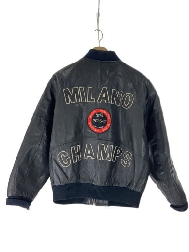 商品画像：milanochamps/レザージャケット・ブルゾン/M/レザー/BLK 2