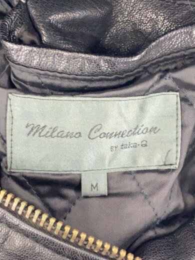 商品画像：milanochamps/レザージャケット・ブルゾン/M/レザー/BLK 3