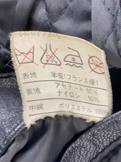 商品画像：milanochamps/レザージャケット・ブルゾン/M/レザー/BLK 4