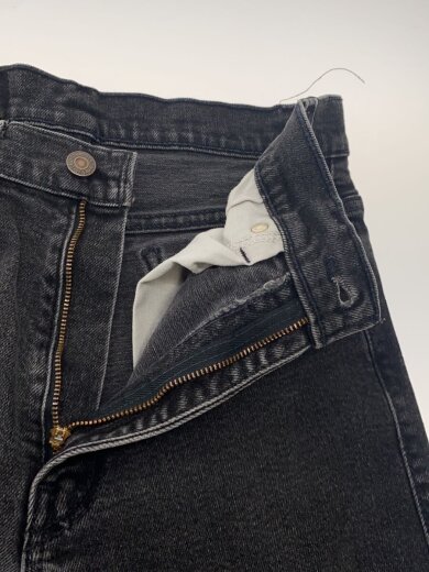 商品画像：90s/USA製/後染め/ストレッチ/ブーツカットパンツ/32/デニム/BLK/40517-3660 3