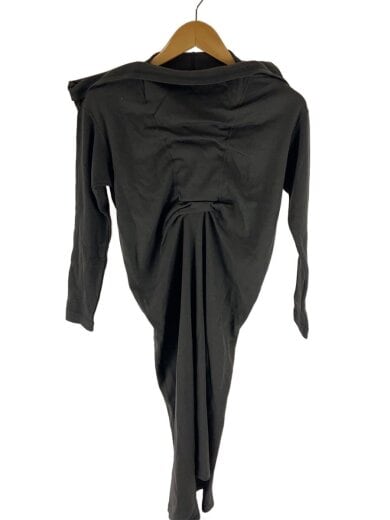 商品画像：筆タグ/80s/変形長袖ワンピース/M/ウール/GRY/JY23037 1