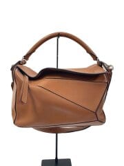 パズルバッグ/ミディアム/ハンドバッグ/レザー/BRW