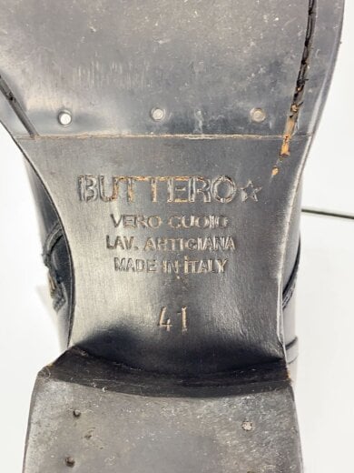 商品画像：サイドジップ/7ホール/レースアップブーツ/41/BLK/レザー/B2904 5