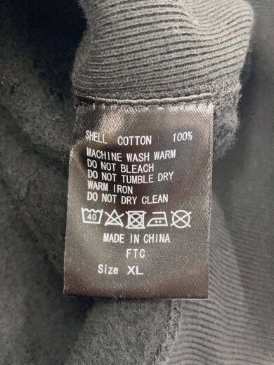 商品画像：FTC SCRIPT LOGO PULLOVER HOODYパーカー/XL/コットン/BLK/FTC025AWSW02 4