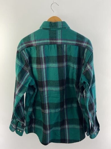商品画像：80s-90s/長袖シャツ/XL/コットン/GRN/チェック 2