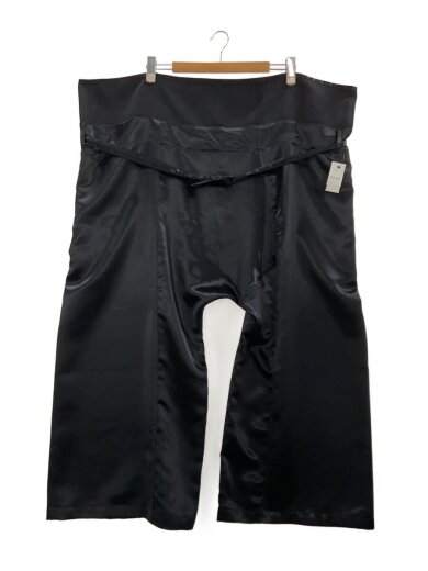 商品画像：サテンフィッシャーマンサルエルパンツ/サルエルパンツ/S/ポリエステル/BLK// 1