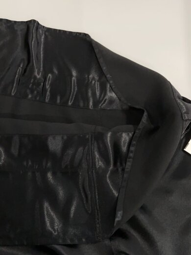 商品画像：サテンフィッシャーマンサルエルパンツ/サルエルパンツ/S/ポリエステル/BLK// 3