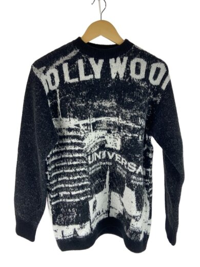 商品画像：ジャカードプルオーバー/2/アクリル/BLK/1010214 1