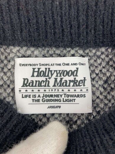 商品画像：ジャカードプルオーバー/2/アクリル/BLK/1010214 3