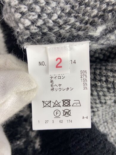 商品画像：ジャカードプルオーバー/2/アクリル/BLK/1010214 4