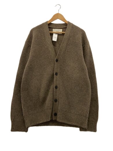 商品画像：Wool Ribknit Cardigan/カーディガン(厚手)/FREE/ウール/BRW/12520519// 1