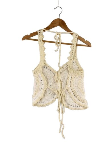 商品画像：25SS/CROCHET COLOR SCHEME MOTIF BUSTIER/ニットベスト(薄手)/FREE// 1