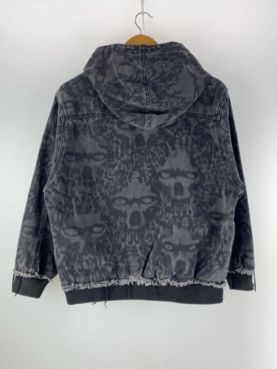 商品画像：stingwater/Ego Denim Bomber Zip Up Hoodie/パーカー/S/コットン/GRY 2