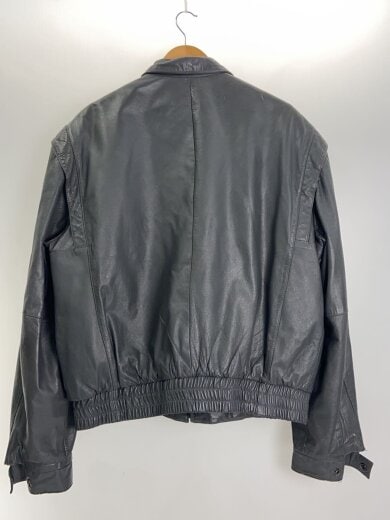 商品画像：BERMANS/80s/レザージャケット・ブルゾン/レザーリブ/48/レザー/GRY 2