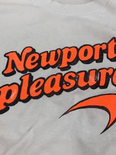 商品画像：90s/シングルステッチ/タグ欠損/汚れ有/Newport/Tシャツ/WHT 5