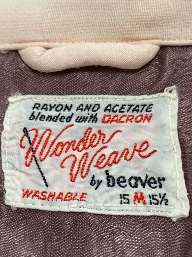商品画像：BEAVER/50s/Wonder Weave/オープンカラー/長袖シャツ/M/レーヨン/PNK// 3