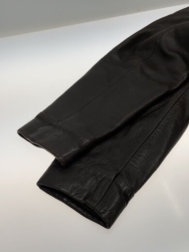 商品画像：90s/レザーブルゾン/裏地キルティング/--/レザー/BRW// 5