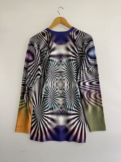 商品画像：SOLAS WORLD/BONES LS JERSEY/長袖Tシャツ/XXL/ポリエステル/BLU/総柄// 2
