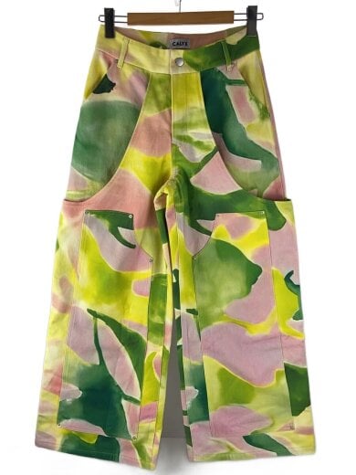 商品画像：CARPENTER PANTS/ボトム/S/コットン/GRN/総柄// 1