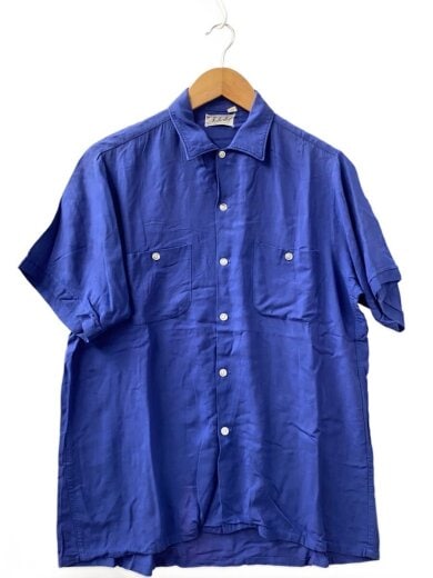 商品画像：amberley/50-60s/ボーリングシャツ/instructors squadron/半袖シャツ/M// 1