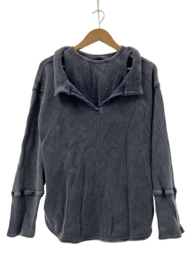商品画像：26SS/WAFFLE LAYERED DESIGN CUT TOP/トップス/FREE/コットン/GRY 1