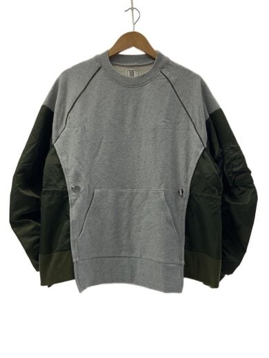 商品画像：UND MILITARY DOCKING SWEAT TOP/スウェット/FREE/コットン/GRY 1